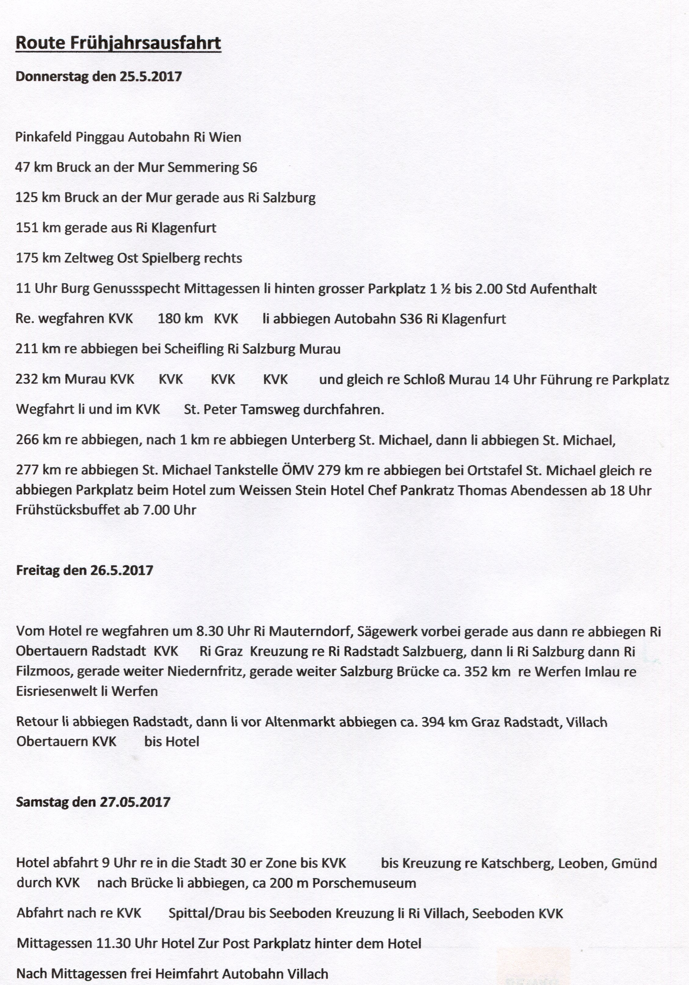 2017-05-25 bis 05-27 Frhjahrsausfahrt